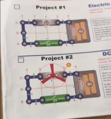 Çıt çıt devre ile basit elektrik devresi
