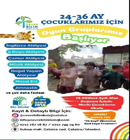 OYUN GRUPLARIMI BAŞLIYOR