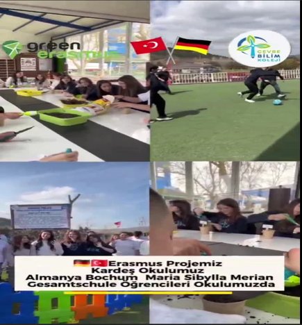 Erasmus Kapsamında Kardeş Okulumuz Maria Sibylla Merian-Gesamtschule Bochum Öğrenci ve Öğretmenlerini Okulumuzu Ağırladık