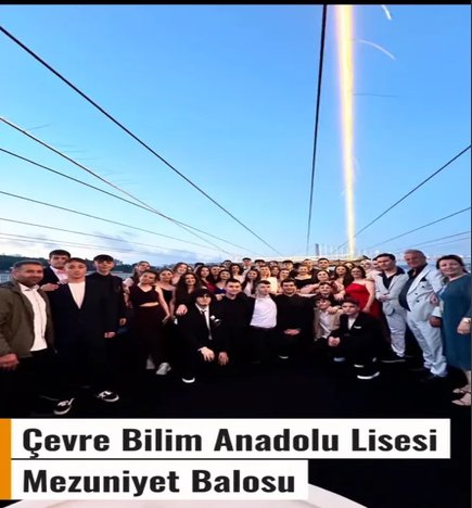 2024-2025 Eğitim Öğretim Yılı Çevre Bilim Anadolu Lisesi Mezuniyet Balosu Yapıldı