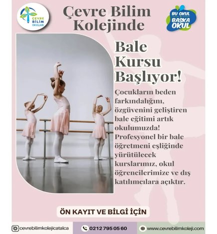 Çevre Bilim’de Bale Atölyemiz Başlıyor!